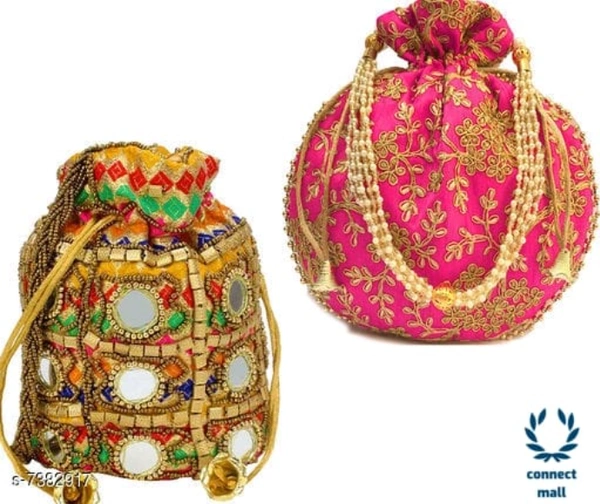 Women's Rajasthani Traditional Potli Bag